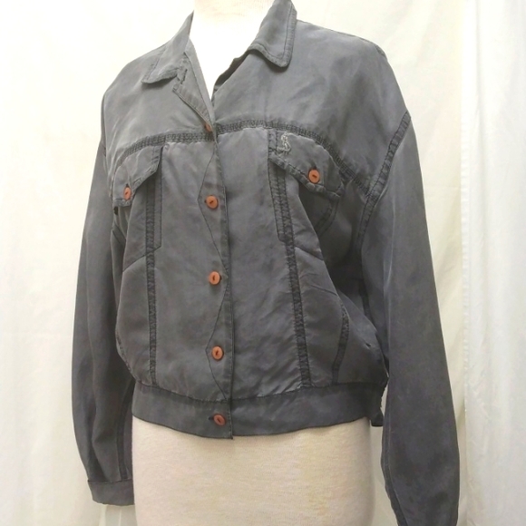 Peaches & Smith Silk Las Vegas Jacket, Size L - Picture 1 of 11